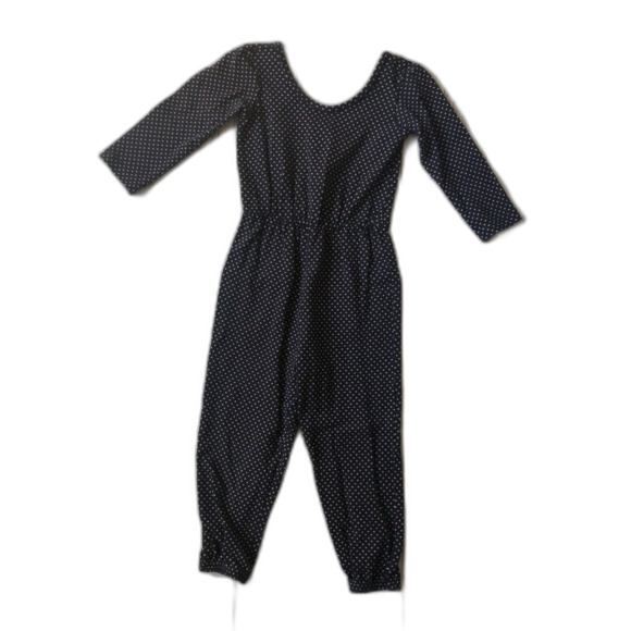 Alice + Ames Long Sleeve Dot Jumpsuit - Picture 1 of 4